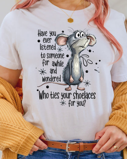 Mouse Humor DTF Transfer