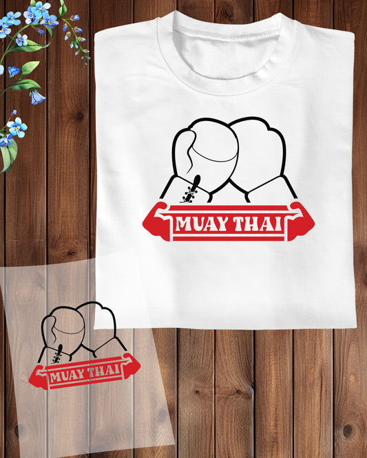 Muay Thai Boxing DTF Transfer Film