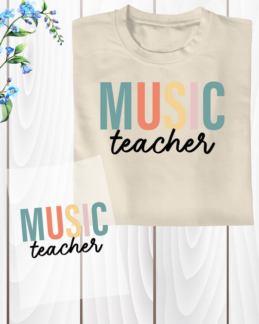 Music Teacher DTF Transfer Film