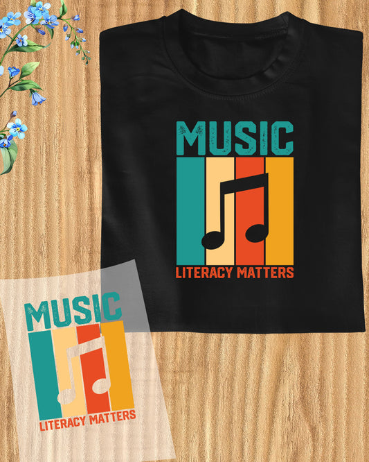Music Literacy Matters DTF Transfer Film