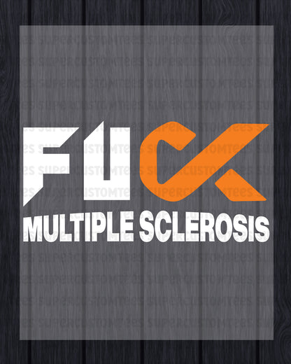 Multiple Sclerosis Awareness Heat Transfer for Shirt