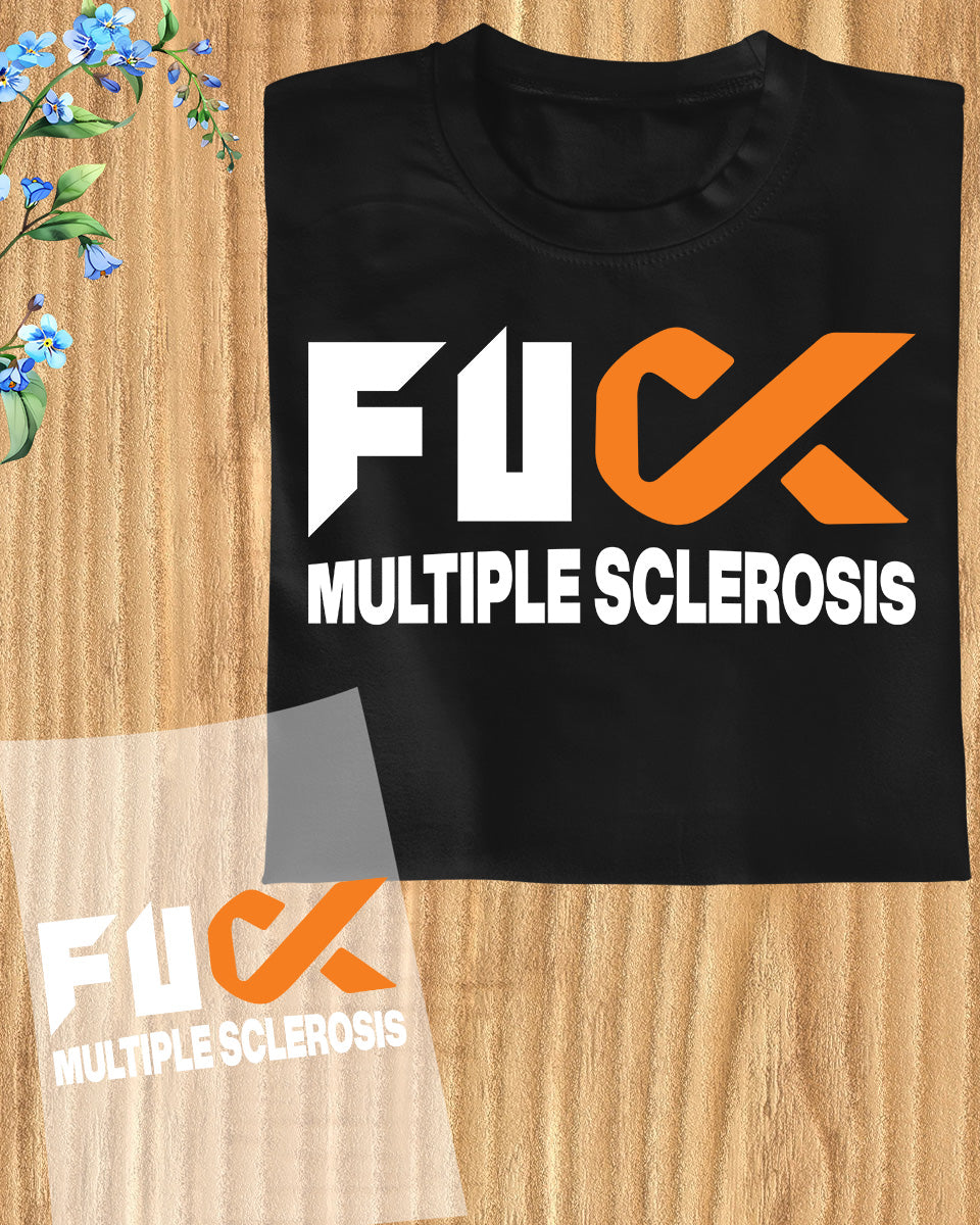 Multiple Sclerosis Awareness Heat Transfer for Shirt