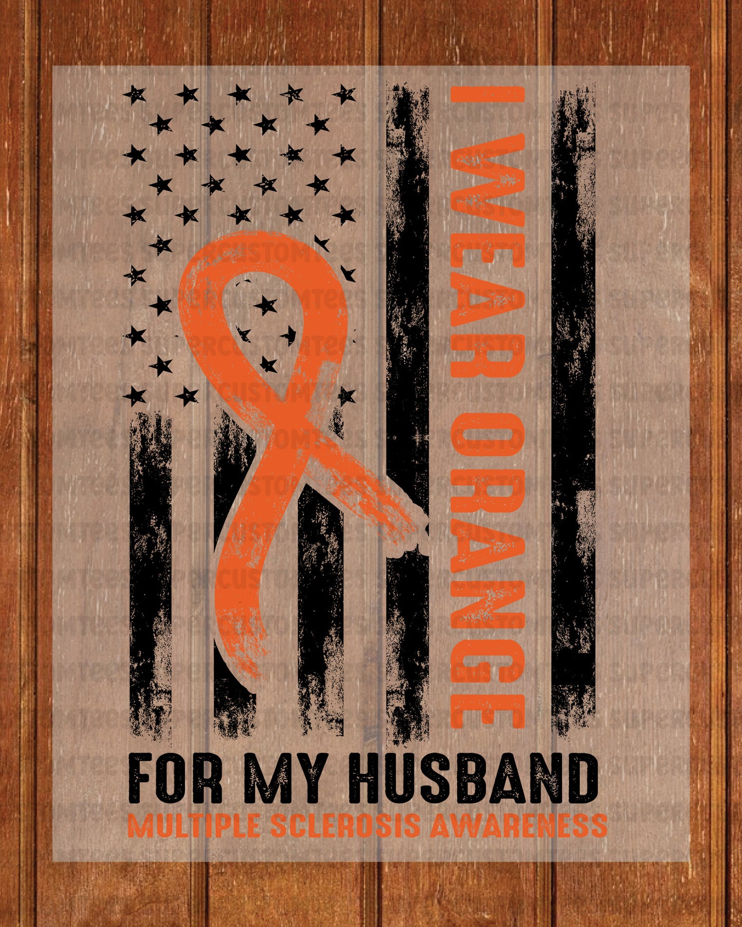 Multiple Sclerosis DTF Transfer Ready to Press