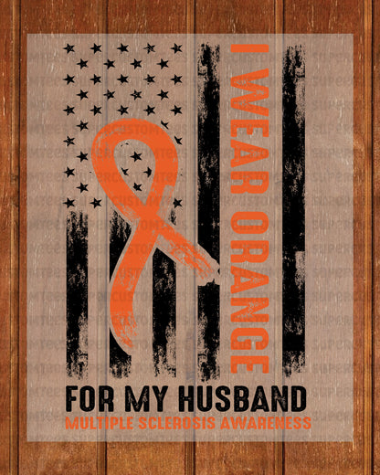 Multiple Sclerosis DTF Transfer Ready to Press