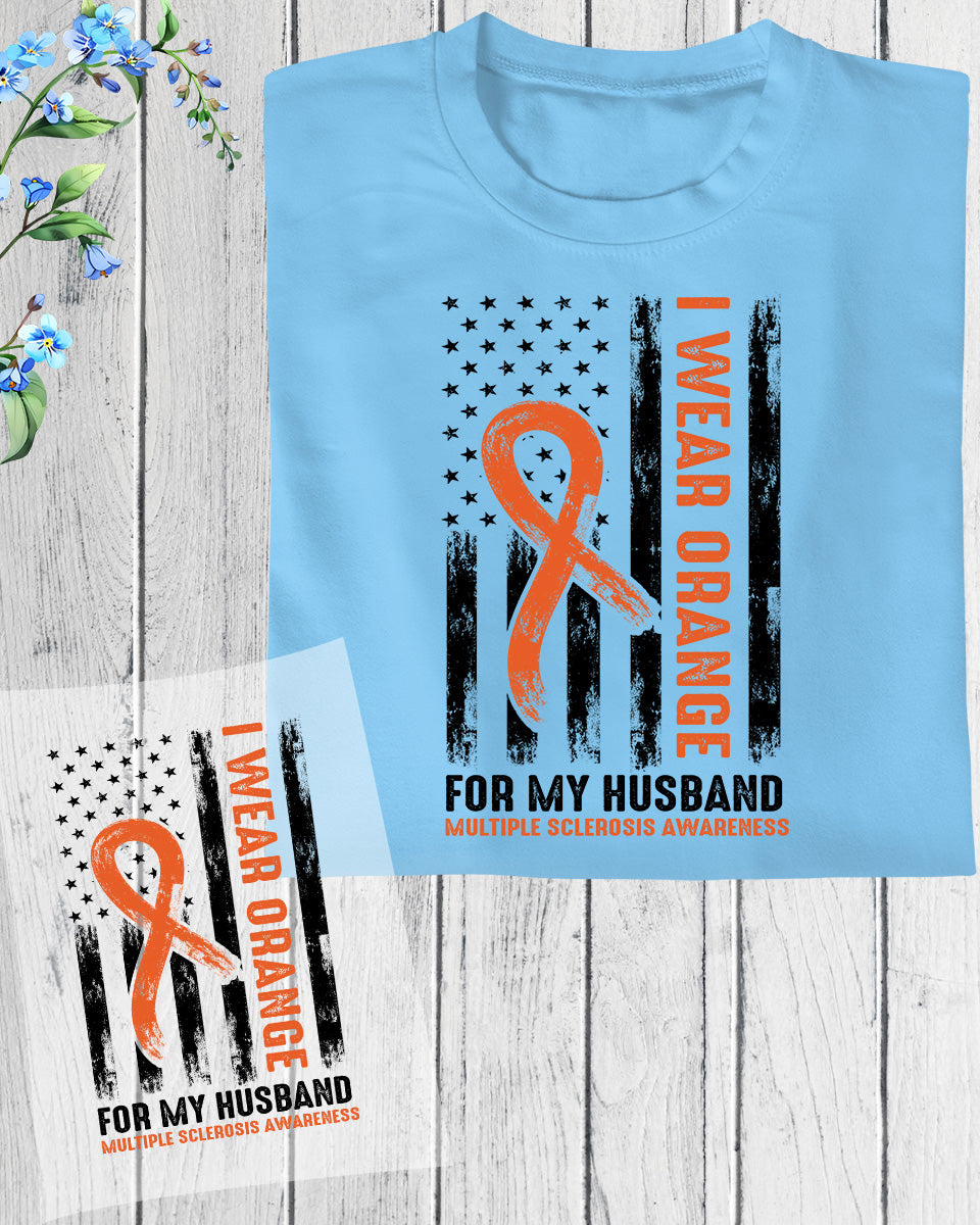 Multiple Sclerosis DTF Transfer Ready to Press