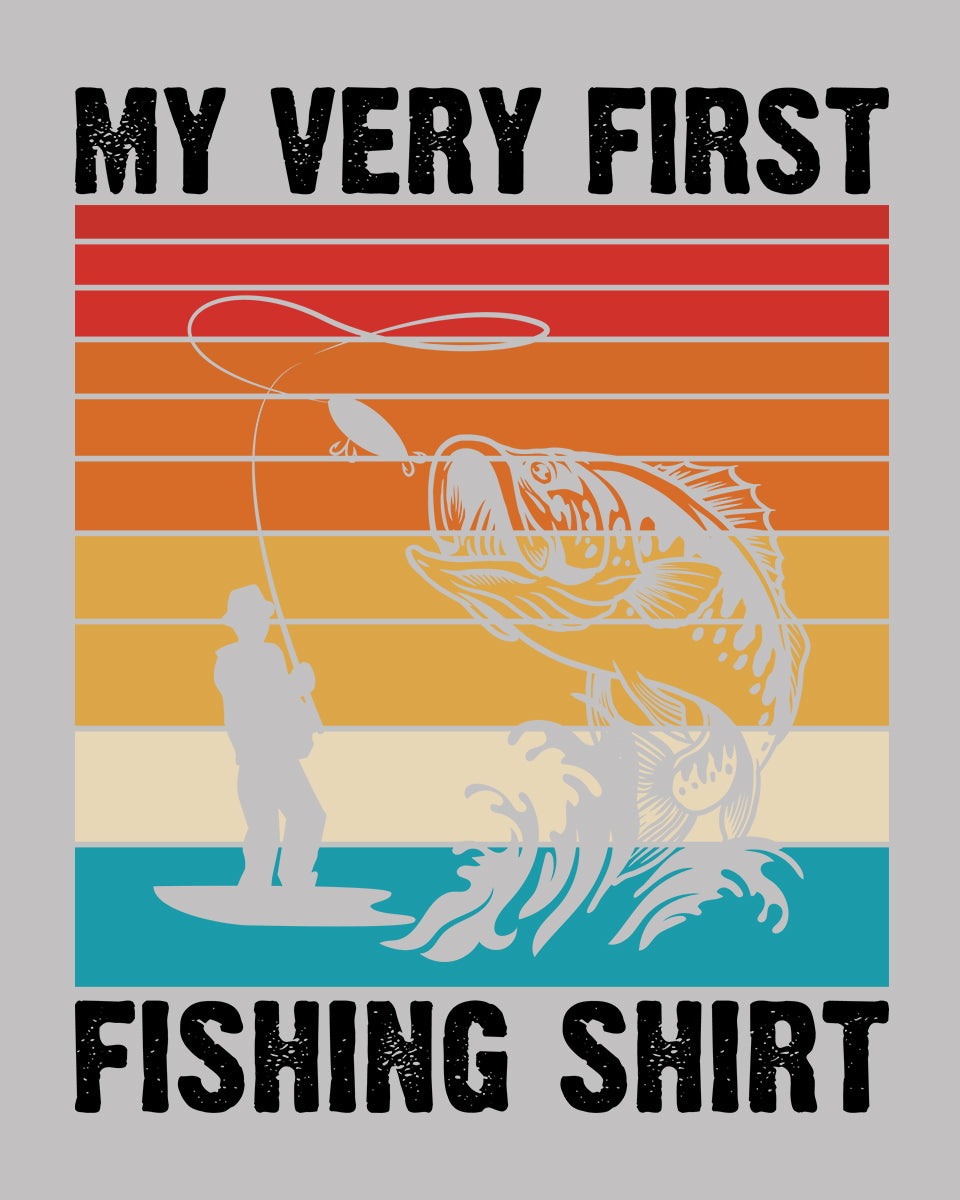 My very First Fishing Shirt DTF Transfer Film