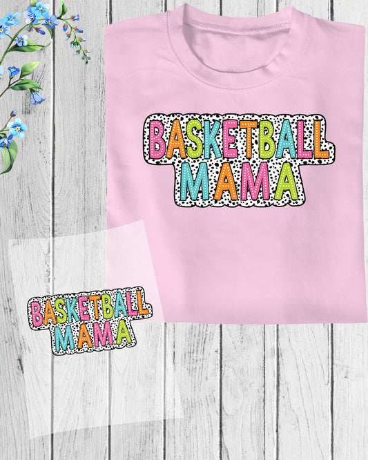 Basketball Mama Dalmatian Dots DTF Transfer Film