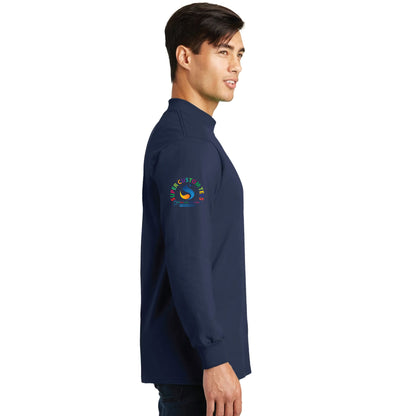 Port & Company PC61M - Unisex Essential Mock Turtleneck T Shirts