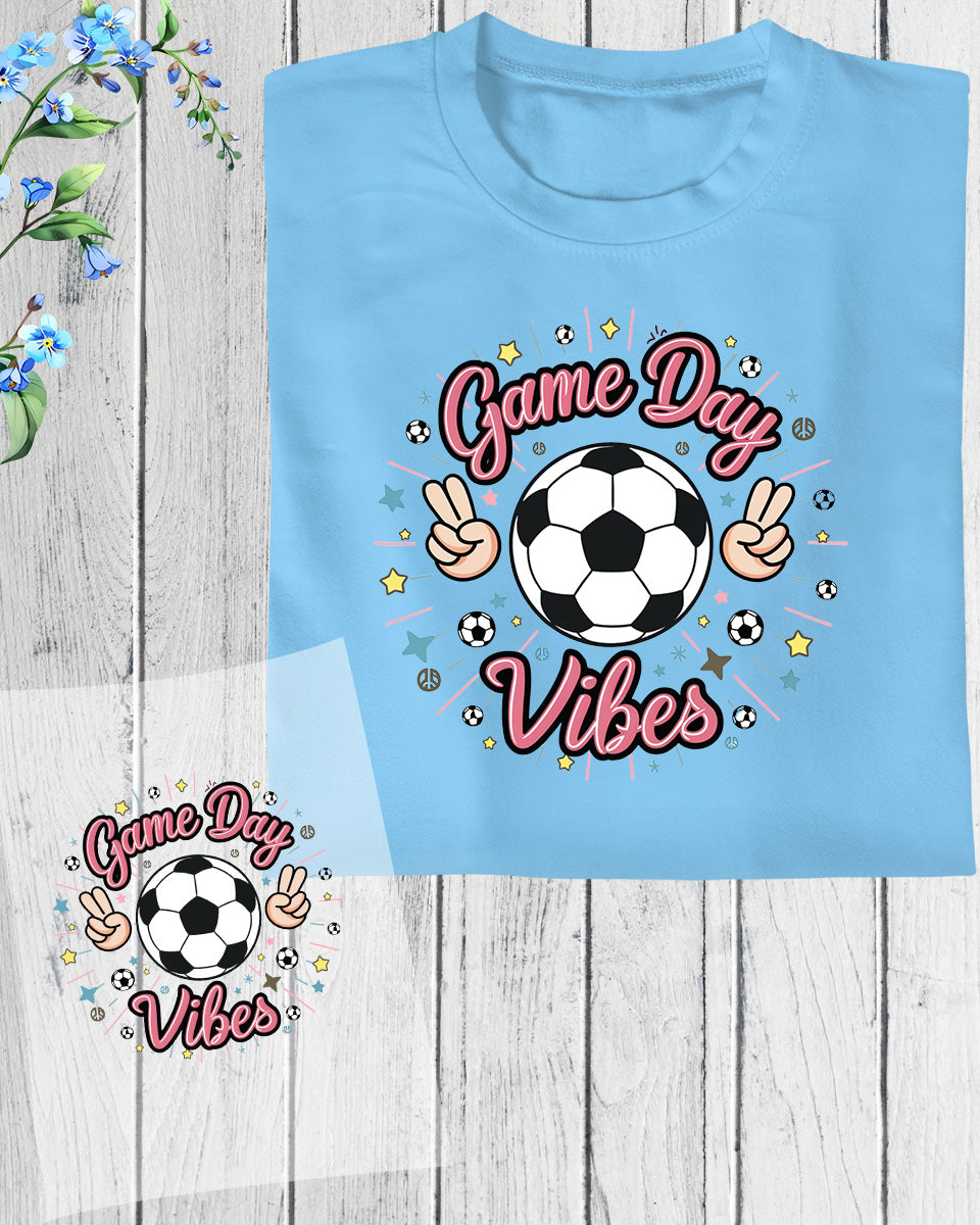 Game Day Vibes Soccer DTF Transfer Film