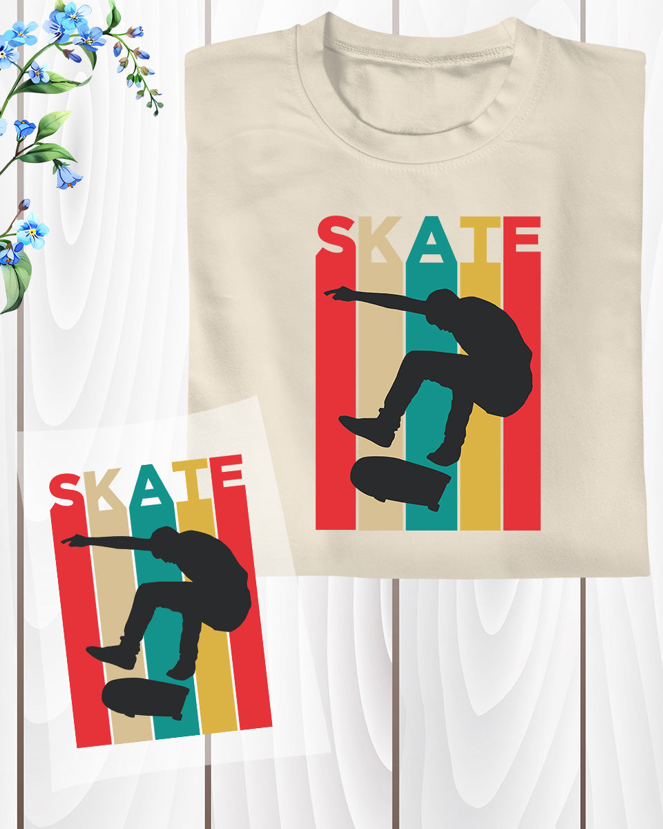 Retro Vintage Skater DTF Transfer Sheets