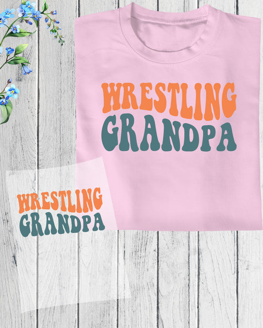 Wrestling Grandpa DTF Transfer Film