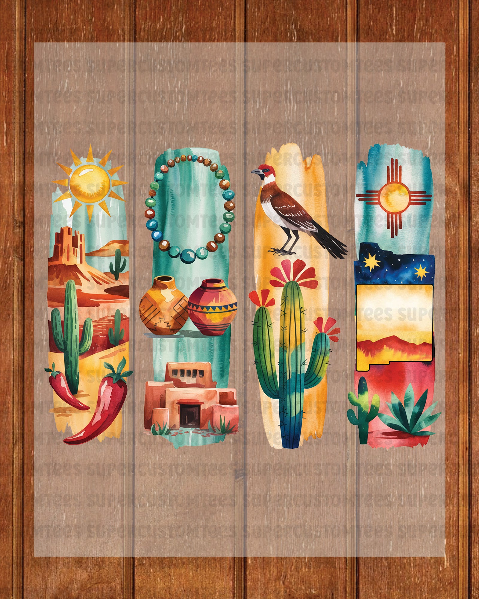 New Mexico DTF Transfer Ready to Press