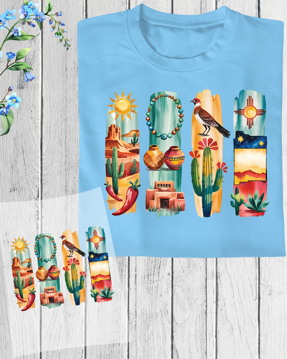 New Mexico DTF Transfer Ready to Press