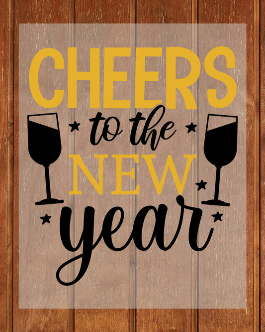 New year DTF Transfer