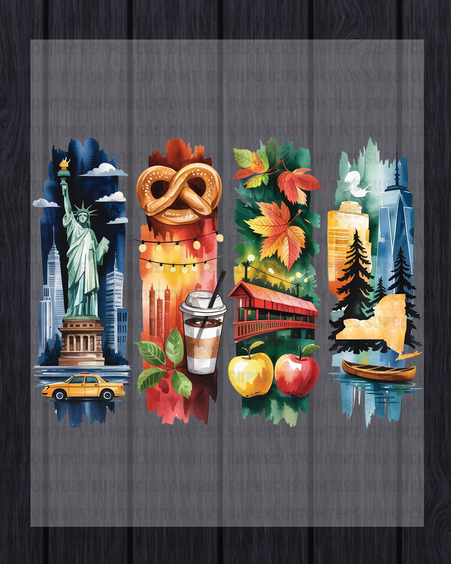 New York DTF Heat Transfer Ready to Press