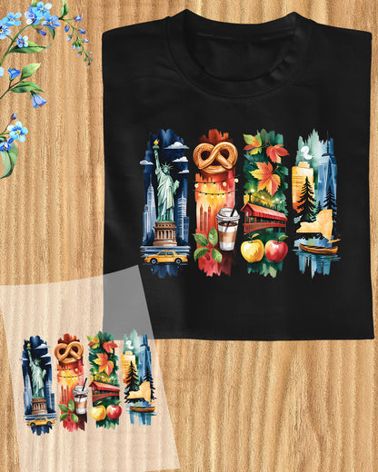 New York DTF Heat Transfer Ready to Press