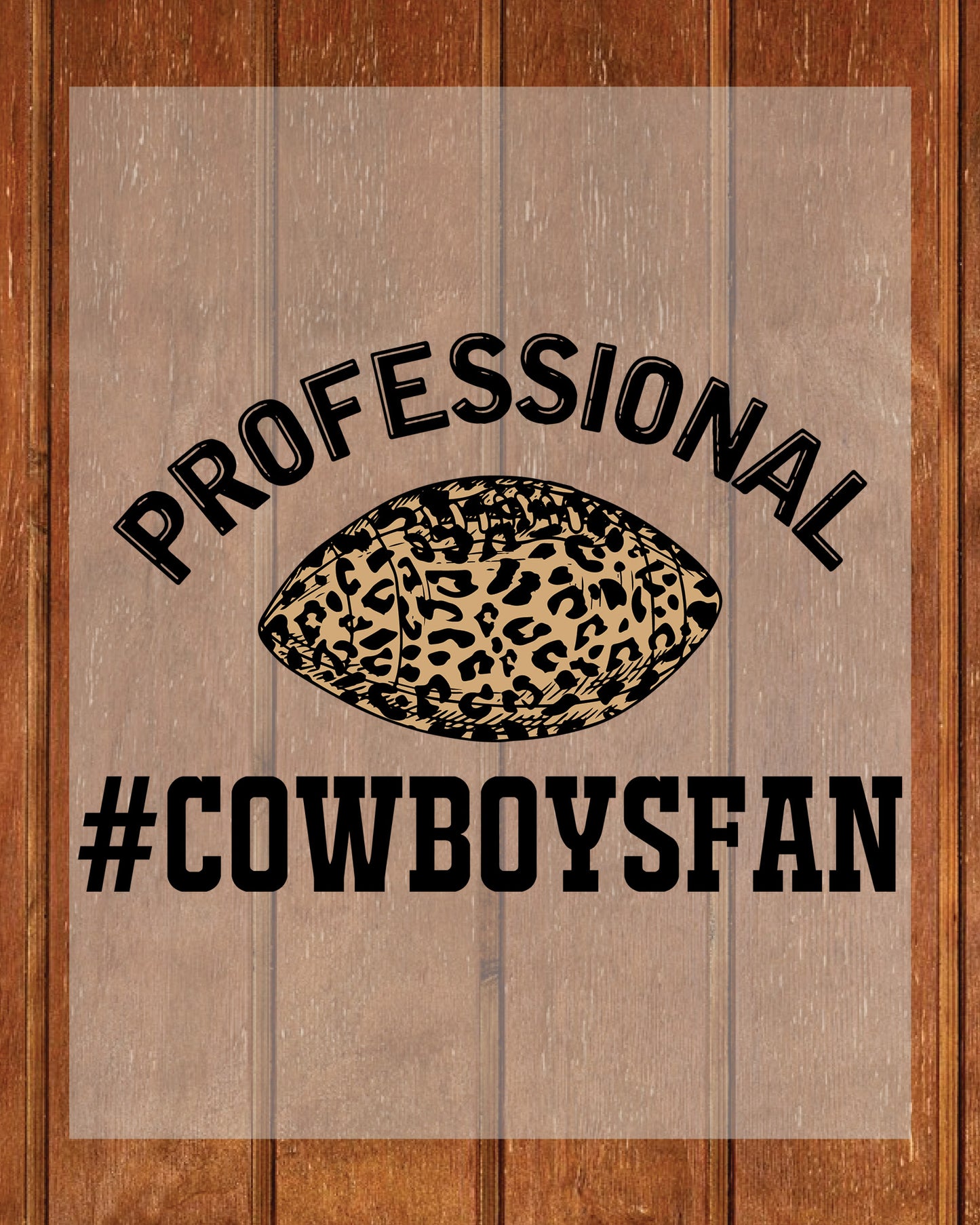 NFL Professional Fan DTF Transfer Ready to Press