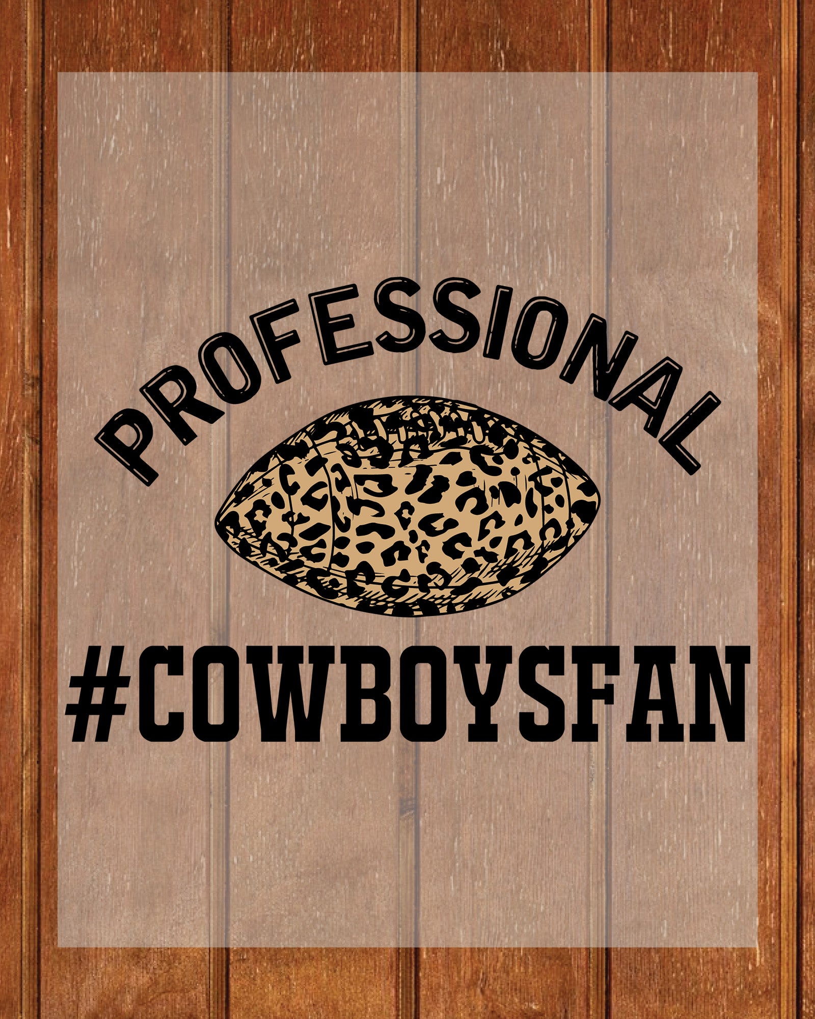 NFL Professional Fan DTF Transfer Ready to Press