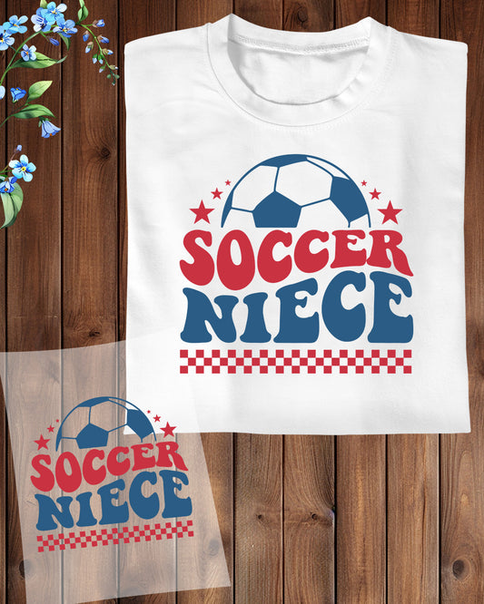 Soccer Niece DTF Transfer Film