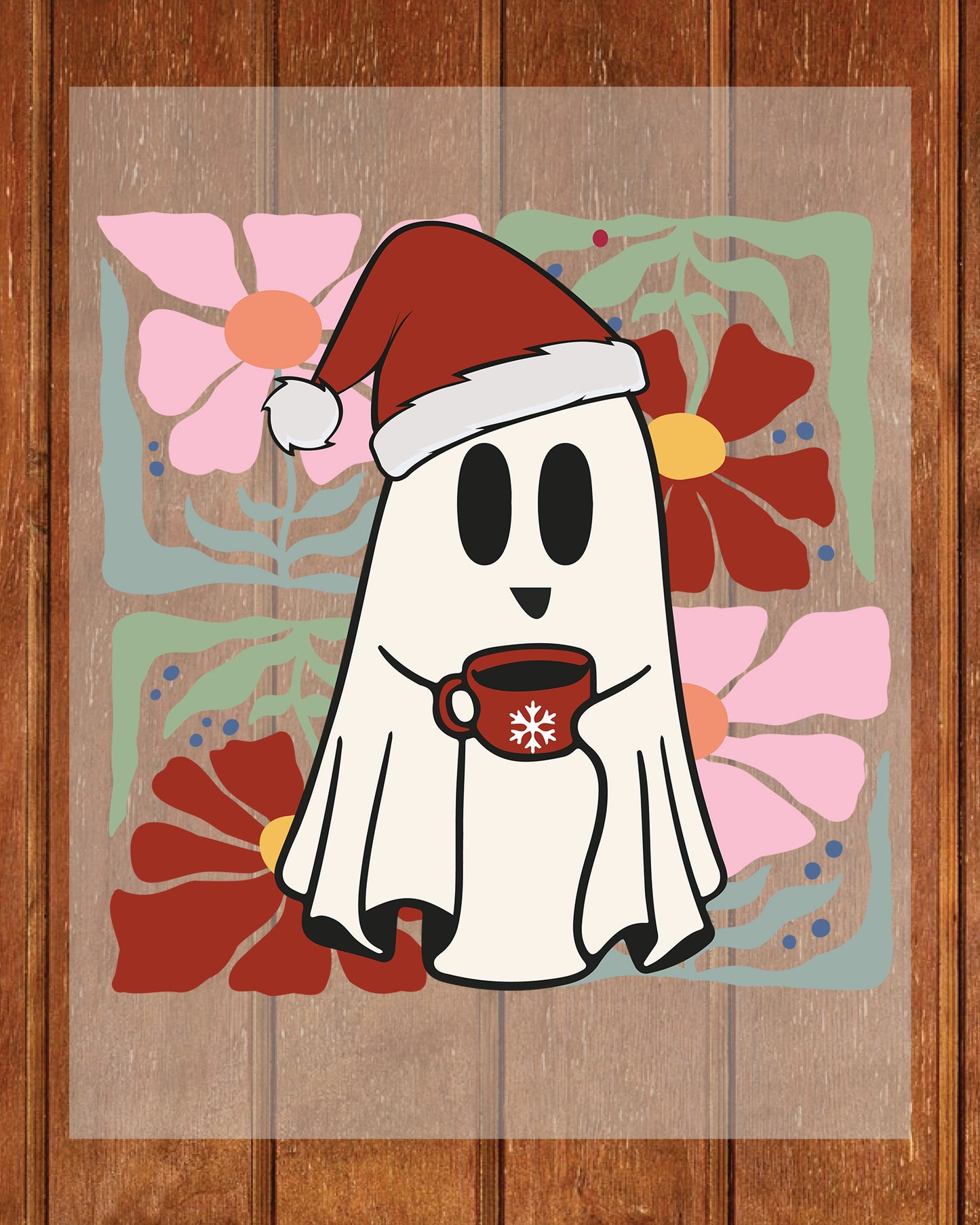 Merry Christmas Ghost DTF Transfer Film