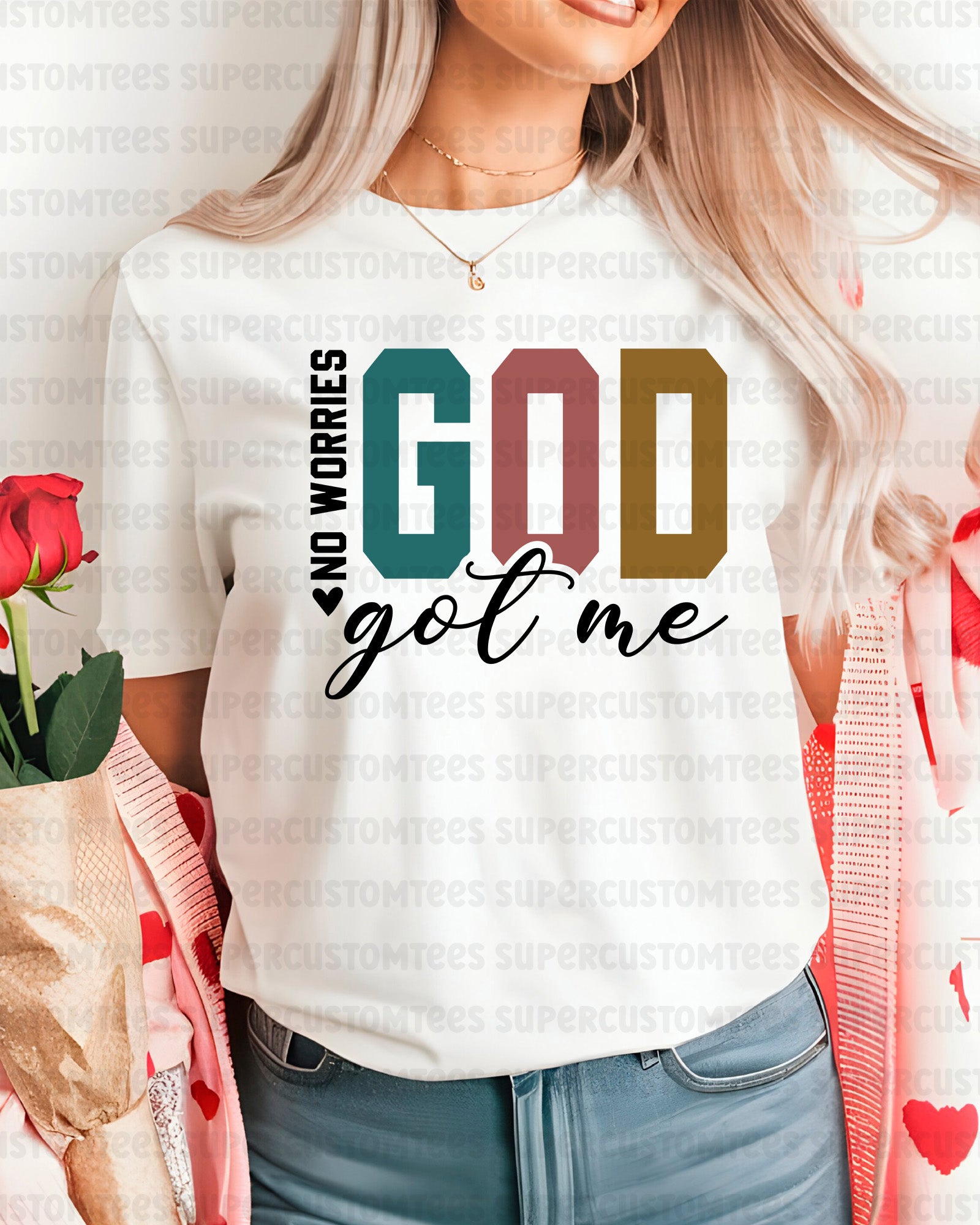 No Worries God Got Me DTF Transfer