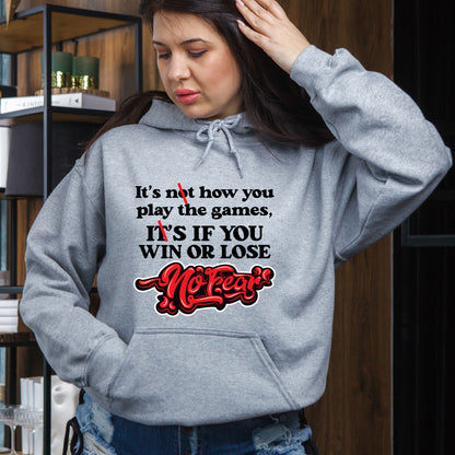 No Fear DTF Transfer Ready to Press, Win or Lose game Attitude Heat Transfer For Shirt, Sarcastic Slogan UV Sticker Prints