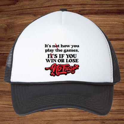 No Fear DTF Transfer Ready to Press, Win or Lose game Attitude Heat Transfer For Shirt, Sarcastic Slogan UV Sticker Prints