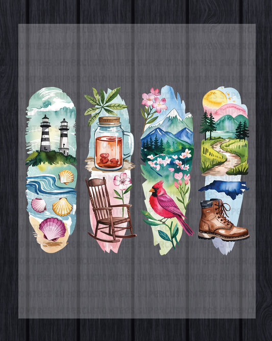 North Carolina DTF Heat Transfer Ready to Press