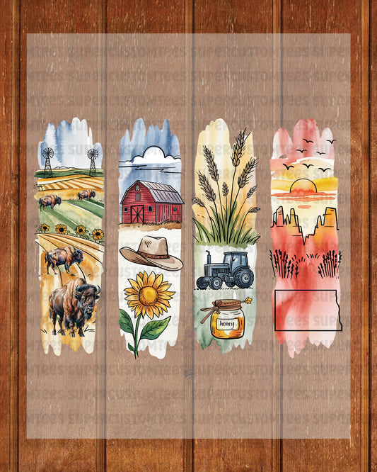 North Dakota DTF Transfer Ready to Press