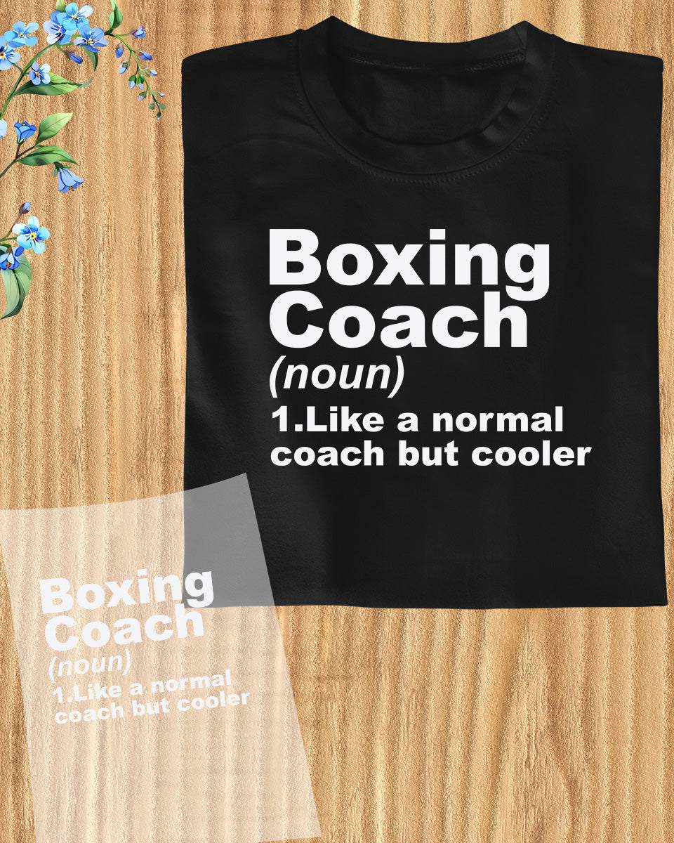 Boxing Coach Definition DTF Transfer Film