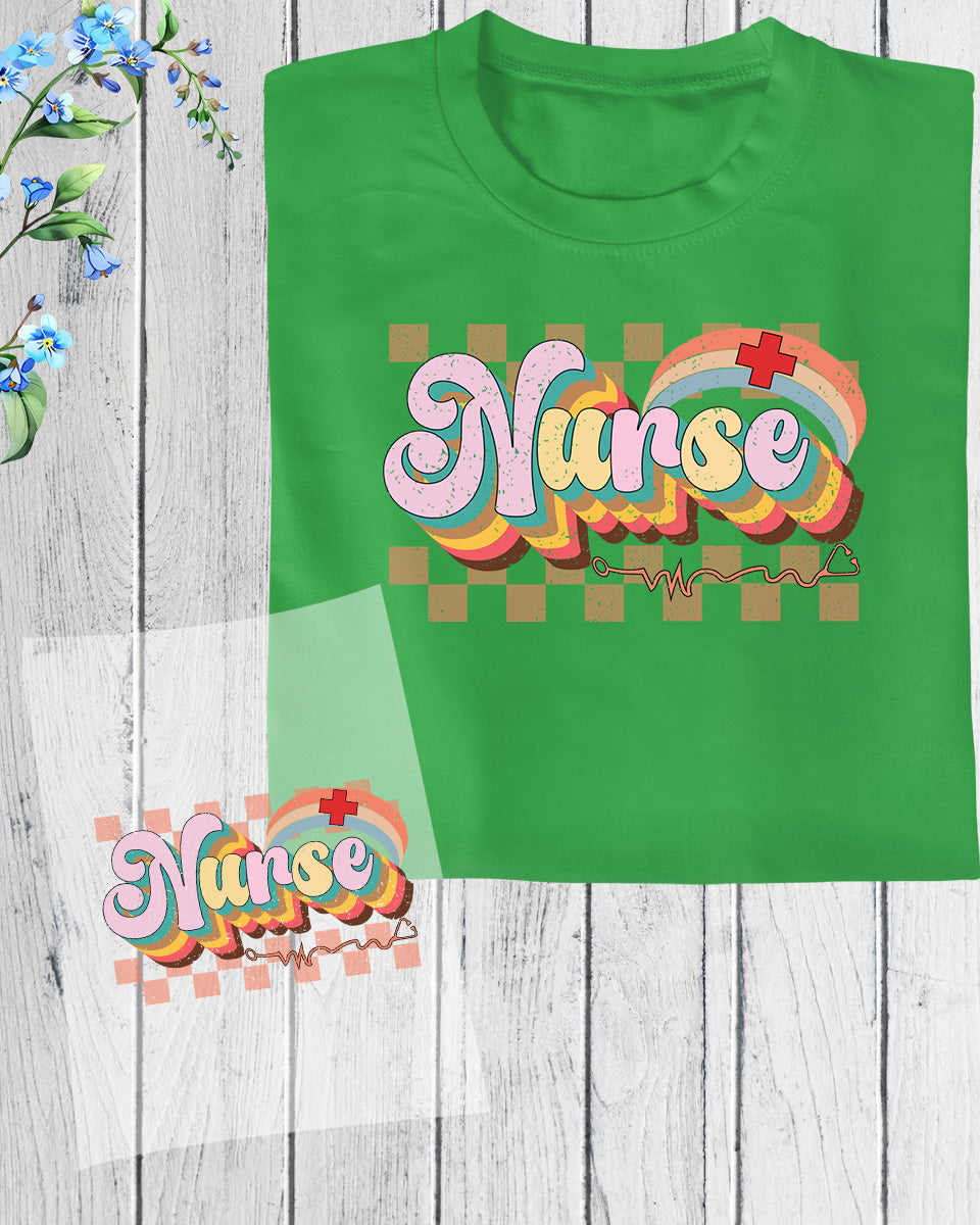 Boho Nurse DTF Transfer Film