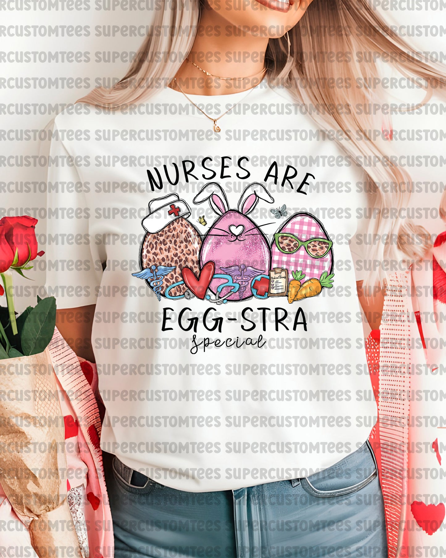 Nurse are Eggstra Special Funny Easter DTF Transfer