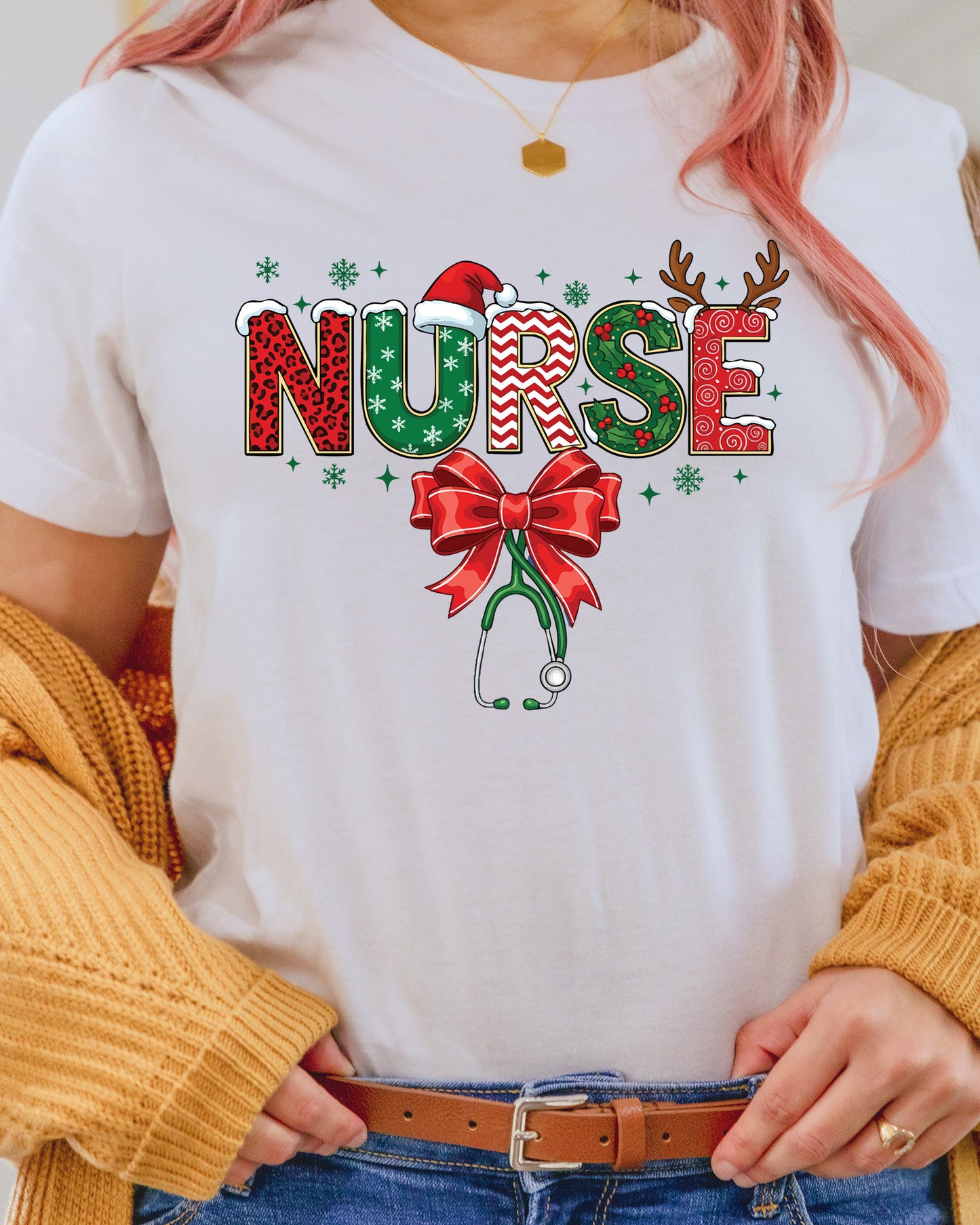 Nurse Christmas DTF Transfer