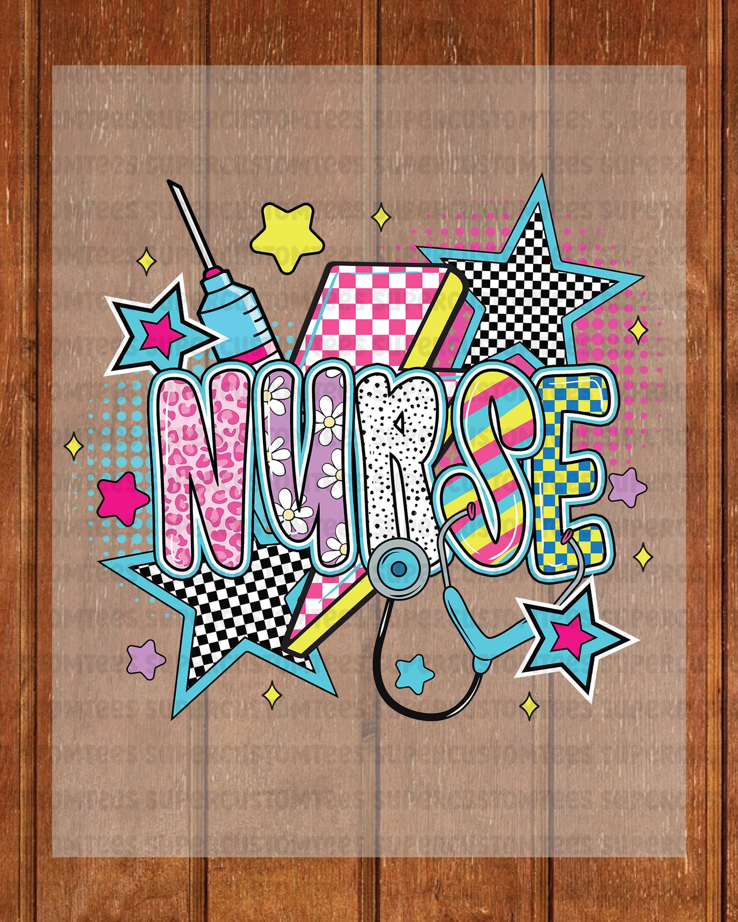 Nurse DTF Transfer Ready to Press