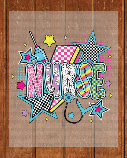 Nurse DTF Transfer Ready to Press