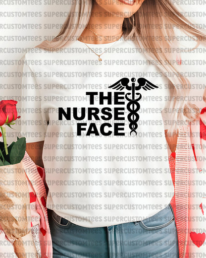 Nurse Face DTF Transfer