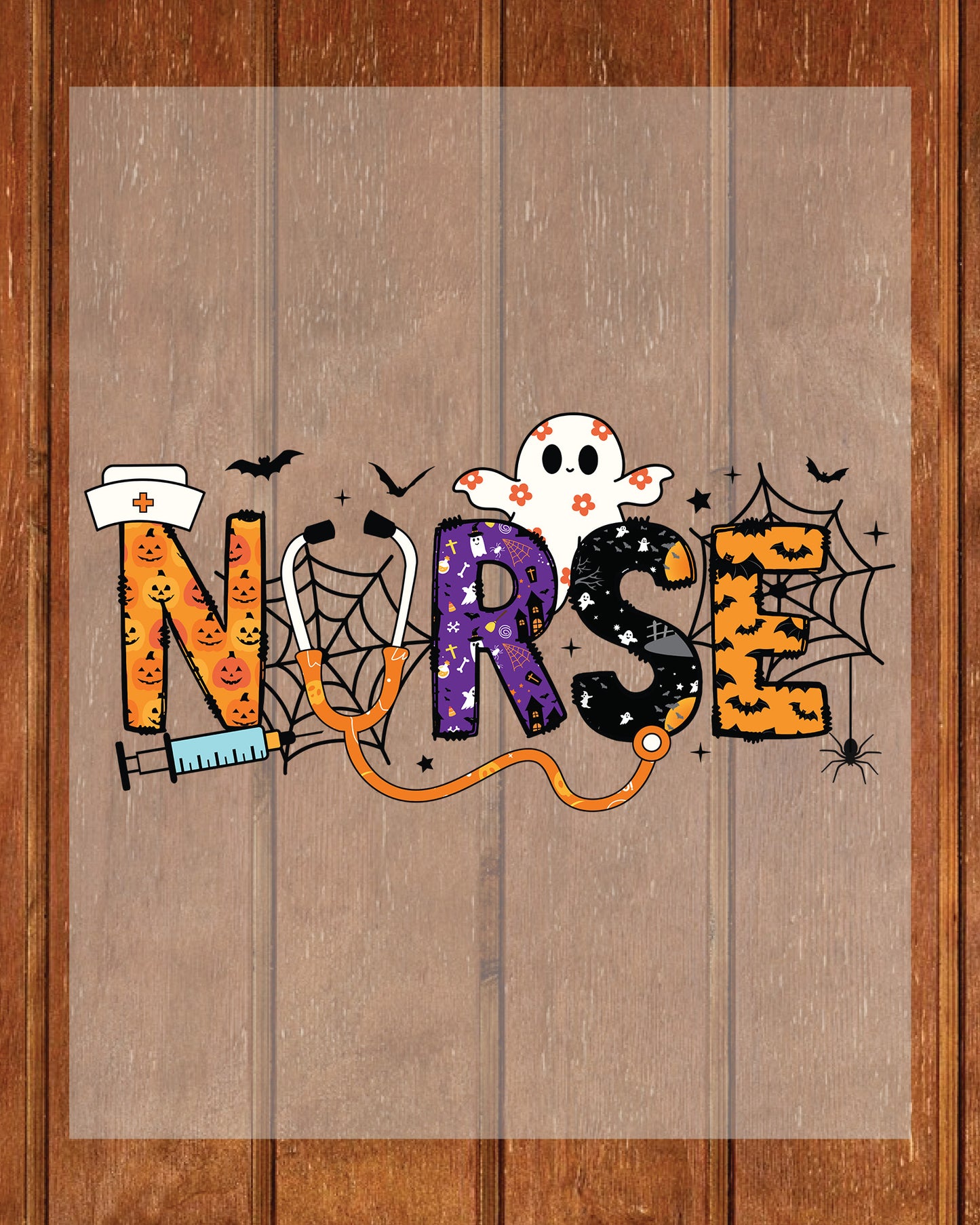 Nurse Halloween Spooky Nurse Fall DTF Transfer