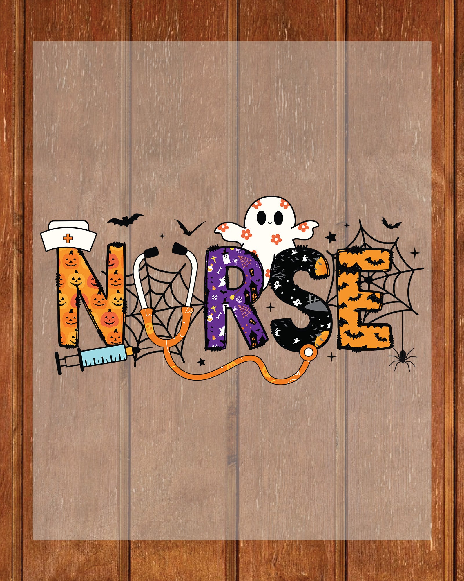 Nurse Halloween Spooky Nurse Fall DTF Transfer