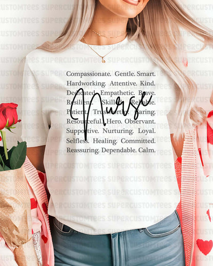 Nurse Heat Transfer for Shirts