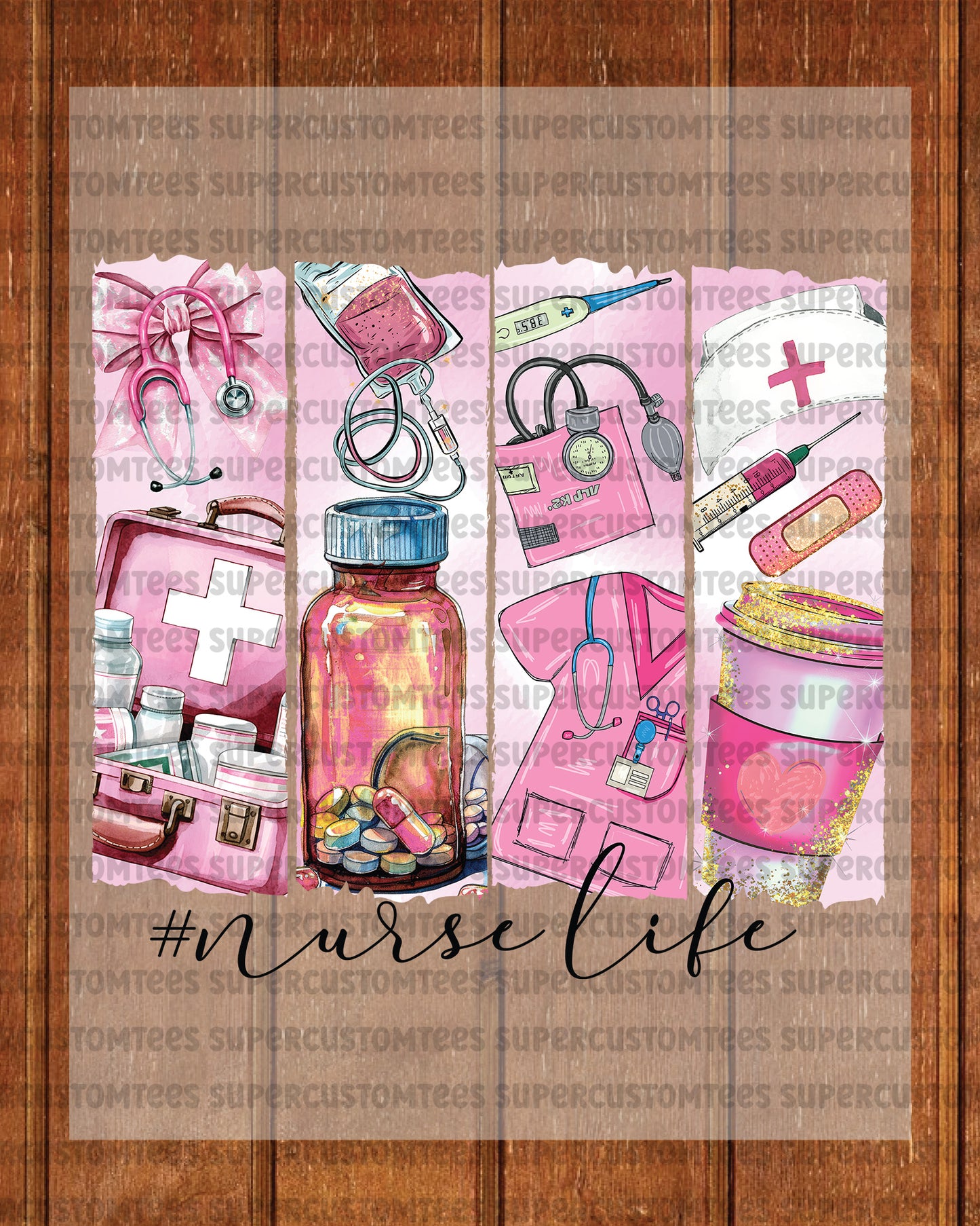 Nurse Life Boho Heat Transfer for Shirts