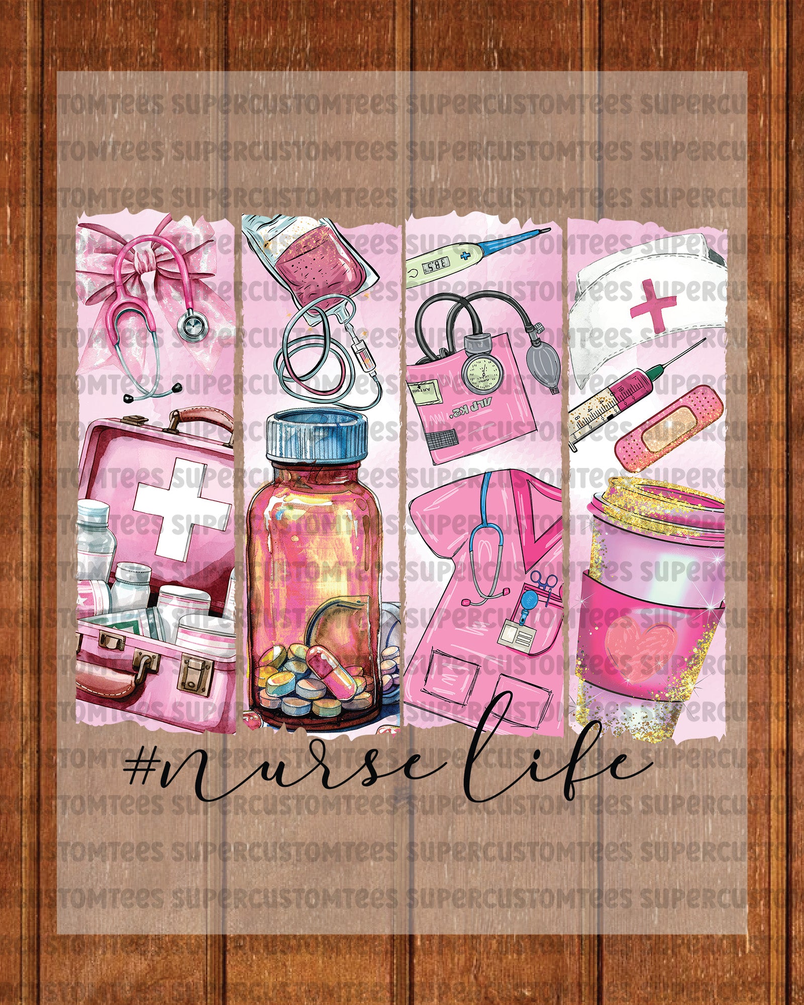 Nurse Life Boho Heat Transfer for Shirts
