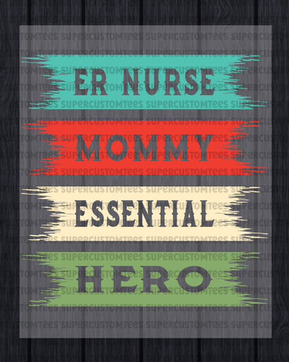 Nurse Mommy Heat Transfer for Shirts