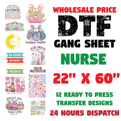 Nurse Premade Gang Sheet
