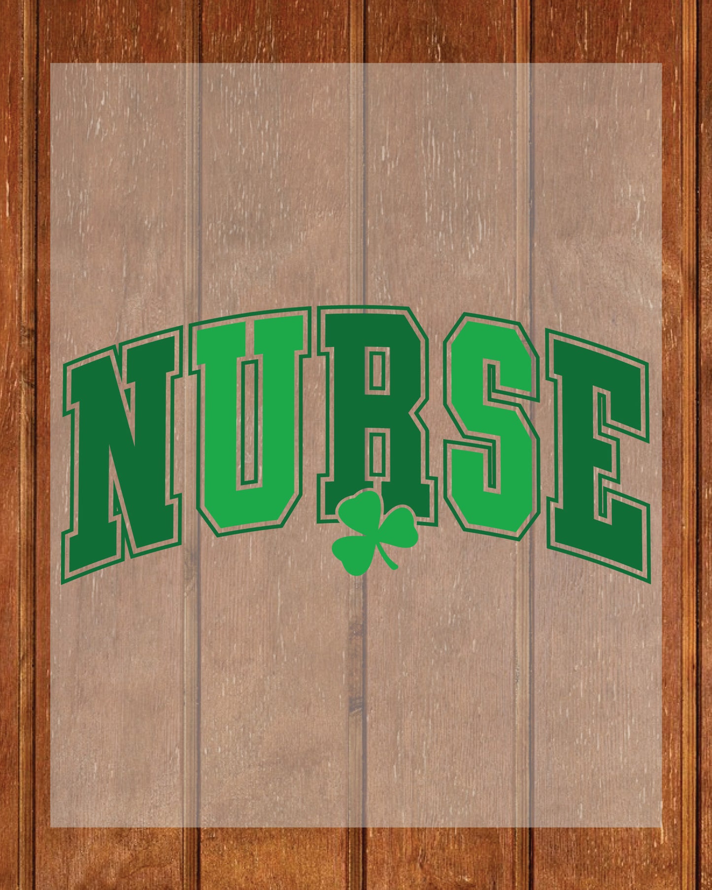 Nurse St Patricks Day DTF Transfer