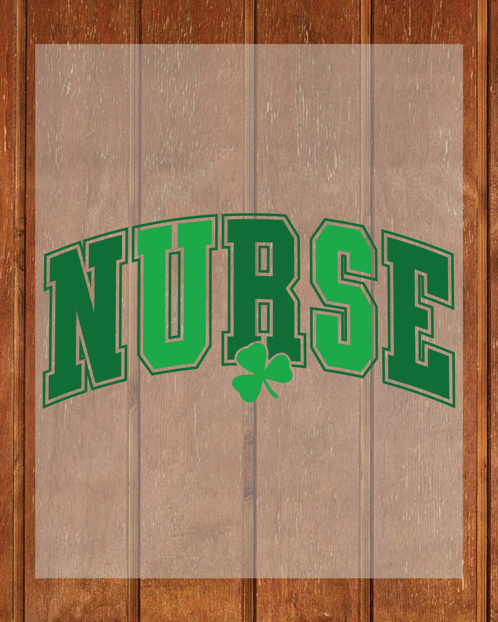 Nurse St Patricks Day DTF Transfer