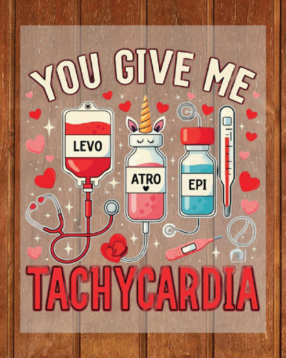 Nurse Valentines Day DTF Transfer Ready to Press