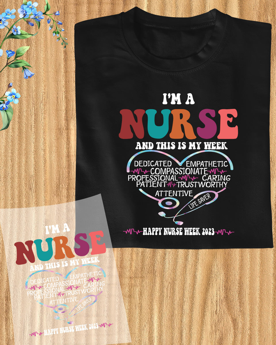 Nurse Week 2025 DTF Transfer