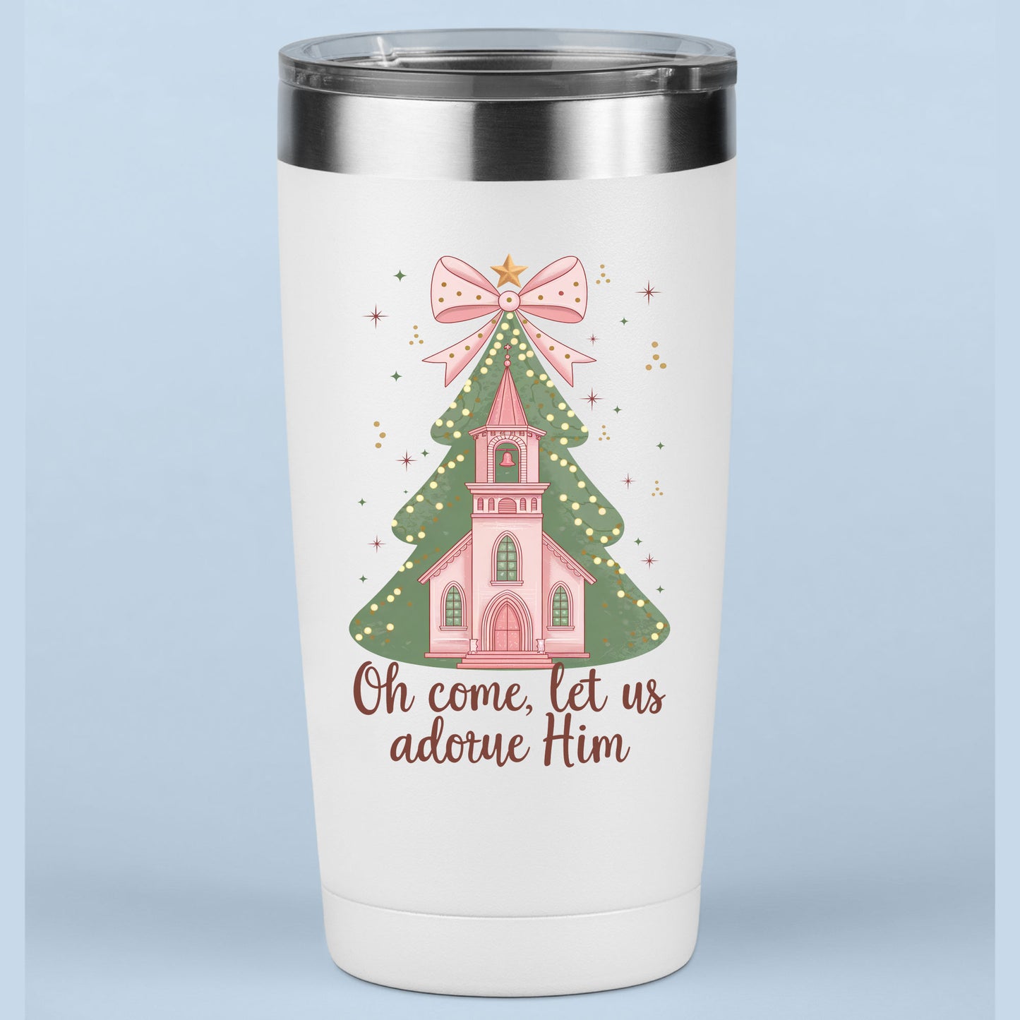 Oh Come Let Us Adore Him DTF Transfer