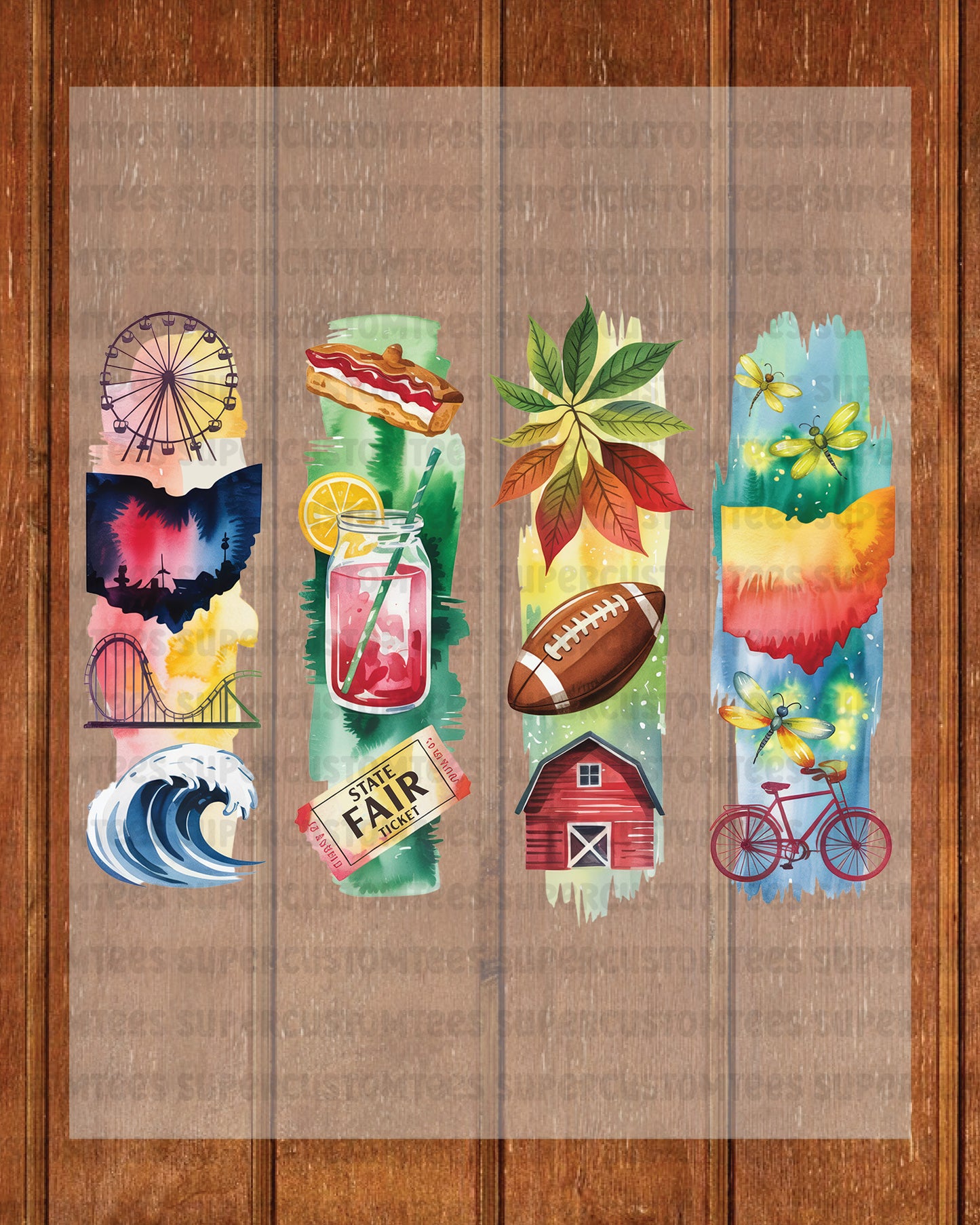 Ohio DTF Transfer Ready to Press