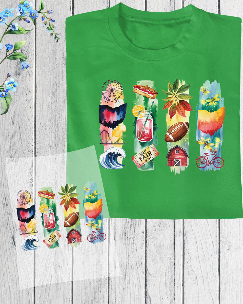 Ohio DTF Transfer Ready to Press